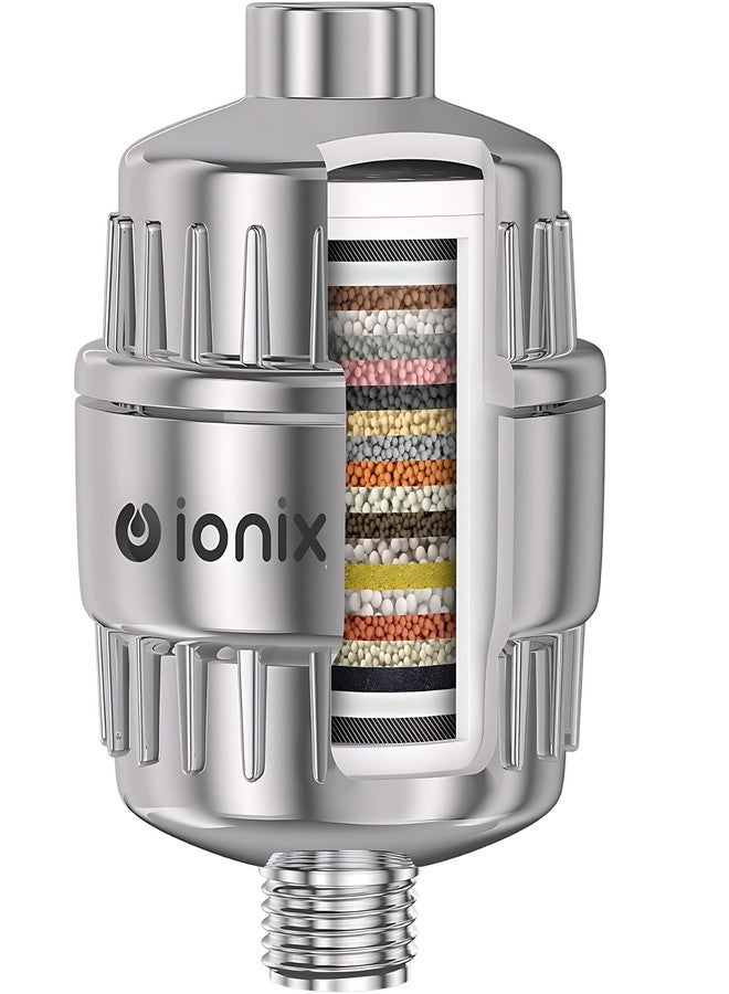 أيونيكس فلتر دش أيونيكس للحمام لمشاكل المياه العسرة | مُنعم مياه منزلي يقلل من جفاف وحكة الجلد | قشرة الرأس | الأكزيما ويحسن بشكل ملحوظ حالة بشرتك وشعرك وأظافرك - Image 1